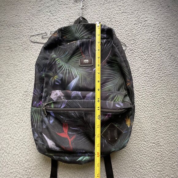 Vans Off The Wall Backpack Book Bag Floral Tropical - Picture 5 of 12